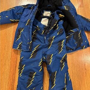 Hanna Anderson Lightning Bolt Snowsuit
